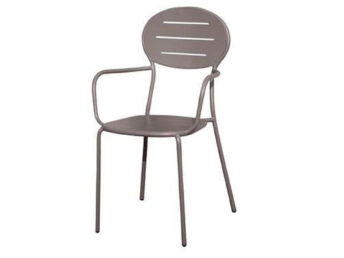 SEDIE FAMILY IN ACCIAIO CM.53x42xH92 ARREDO GIARDINO ARREDAMENTO ESTERNO PEZZI 2