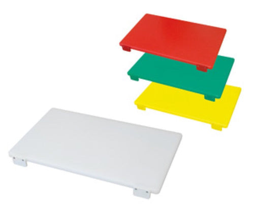 TAGLIERE CON FERMI PROFESSIONALI PER ALIMENTI CM. 60X40X2 BIANCO