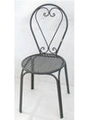 SEDIA POLTRONA IN FERRO BATTUTO FRIENDLY SEDIE POLTRONE ARREDO CM 42X50X93H