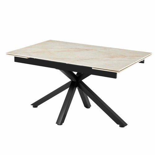 TAVOLO ALLUNGABILE STARSTORE CM. 160/240X90X76H TOP IN PIETRA CERAMICA