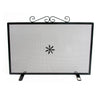 SCHERMI PARASCINTILLE RETTANGOLARE CM 50X18X43 IN FERRO BATTUTO