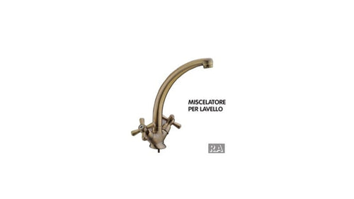 MISCELATORE PER LAVELLO SERIE SOFIA BRONZO