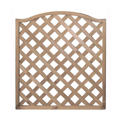Pannello grigliato Patio Onda in legno tropicale naturale per recinzioni giardino e terrazzo