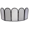 SCHERMI PARASCINTILLE A 5 ARCHI IN FERRO BATTUTO CM. 122X2X50