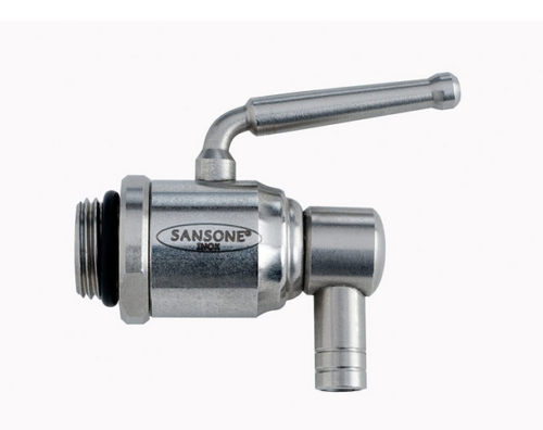 RUBINETTO INOX PER BIDONI OLIO SANSONE ANTIGOCCIA