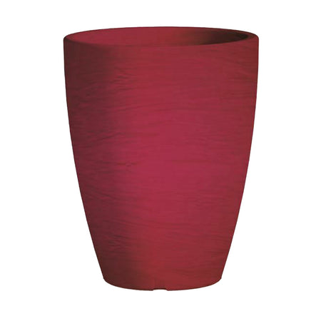 Vaso Cromia Adone rotondo decorazione in resina "Made in Italy" da h 38 cm