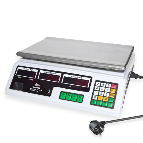 Bilancia digitale per uso domestico e professionale, portata massima di kg 35