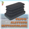 PUNTALE TAPPO DI PROTEZIONE ALETTATO RETTANGOLARE MM. 20X40 PZ. 100
