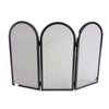 SCHERMI PARASCINTILLE A 3 ARCHI IN FERRO BATTUTO CM. 72x1,5x50