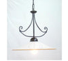 LAMPADARIO 1 LUCE ATMOSFERA FERRO BATTUTO LAMPADE LAMPIONE LANTERNA APPLIQUE