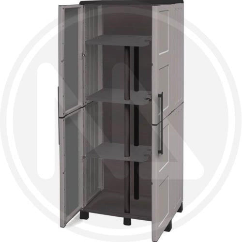 ARMADIO PORTASCOPE IN RESINA MAURER LINEA ECO CM.68x37x169H ARREDO GIARDINO
