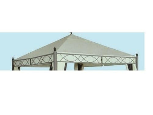 TELO DI RICAMBIO PER GAZEBO IN ACCIAIO SANTO DOMINGO CM. 300x300 ARREDO GIARDINO