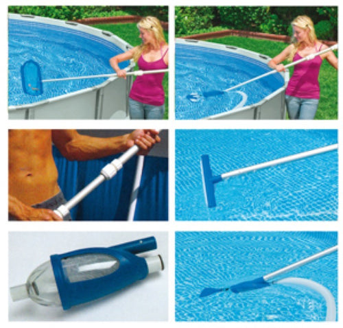 KIT DI PULIZIA PER PISCINE INTEX MASSIMO CM. 549