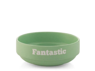 Coppetta in Ceramica verde 13 cm - Scritta FantasticH&H
