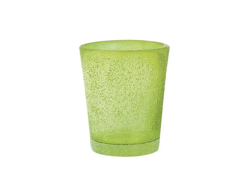 Confezione 6 bicchieri liquore giada in vetro verde cl 5H&H