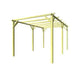 PERGOLA IN LEGNO IMPREGNATO CAR PORT GAZEBO CM. 300X500