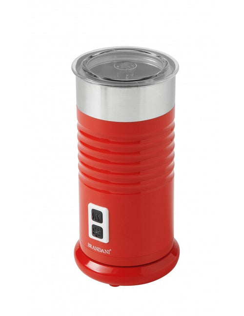 Scalda monta latte schiumotto automatico rosso inox/pc