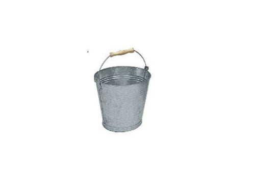 SECCHIO ZINCATO RACCOGLI CENERE LT. 10