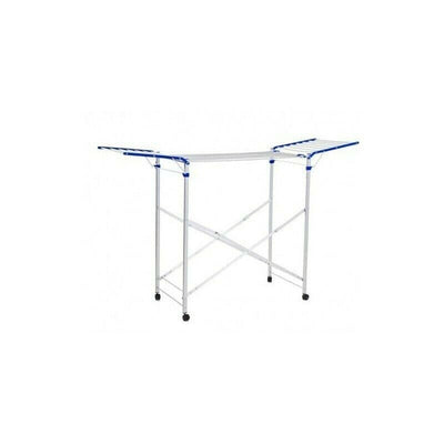 STENDIBIANCHERIA IN ALLUMINIO A CAVALLETTO LADY CM.192x57x112H STENDIPANNI