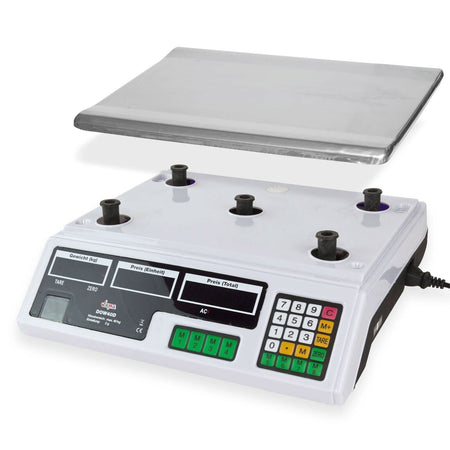 Bilancia digitale per uso domestico e professionale, portata massima di kg 35