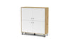 KIT MOBILE BOLLO 4 ANTE BO4 CM. 123X40X135H ROVERE ARTISAN/BIANCO copy-28177849