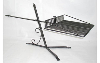 BISTECCHIERA GRATICOLA GRIGLIA CON BASE APPOGGIO PER CAMINETTO E FORNO