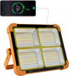 m MU Faretto LED Portatile Ricarica Solare e USB 15W 20W 27W 35W LED