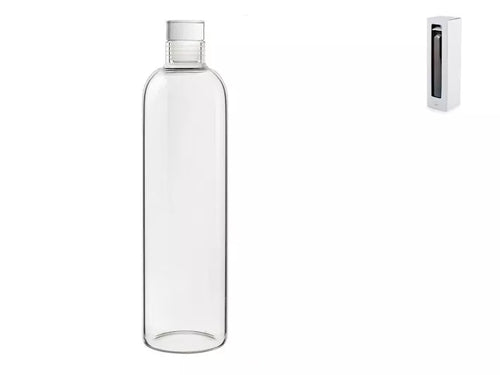 Bottiglia in vetro borosilicato trasparente LT 1,0H&H