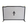 SCHERMI PARASCINTILLE CON POMOLI IN FERRO BATTUTO CM.70X18X48