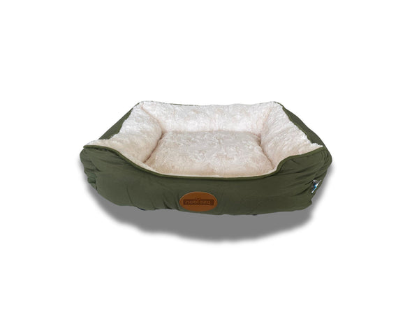 Cuccia in velluto verde militare L50xW65xH18cm Nobleza