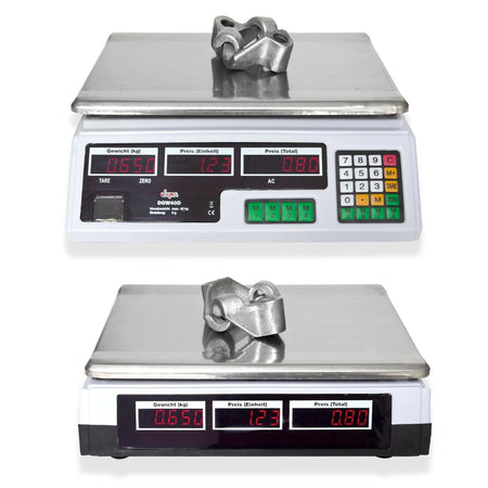 Bilancia digitale per uso domestico e professionale, portata massima di kg 35