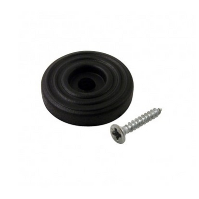 Gommini sotto sedia piatti con vite ø 23 mm antigraffio per pavimento