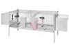 GABBIA DOPPIA PER CONIGLI cm. 120x45x65 h