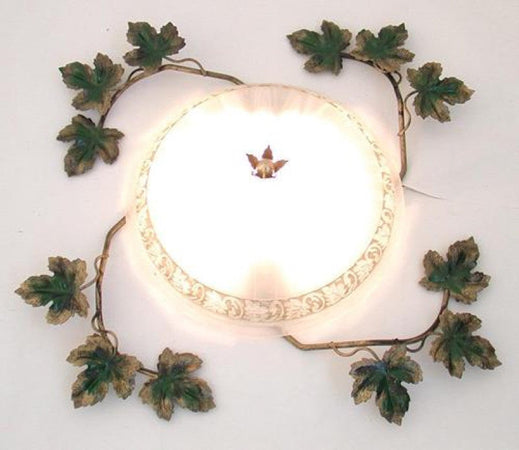 PLAFONIERA BACCO VERDE LAMPADE LAMPIONE LANTERNA APPLIQUE