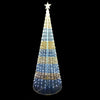 Albero di Natale a cono con led in movimento da esterno