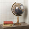 Mappamondo con base in legno per decorazione interno