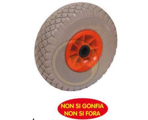 RUOTA RUN FLAT PER CARRELLI PR1800 MM.260 NON SI FORA NON SI SGONFIA PLASTICA
