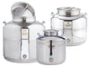 BIDONI BIDONE CONTENITORE FUSTO ACCIAIO INOX PER OLIO SANSONE LT.30