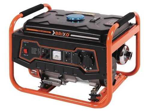 GENERATORE GRUPPO ELETTROGENO BRIXO POWER LIGHT 2200W-HP 5.5 -163cc -60x44x45CM