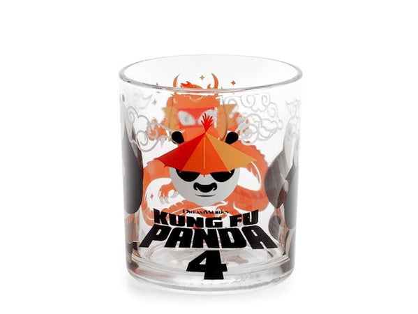 set 2 bicchieri in vetro Kung Fu Panda 25 clH&H