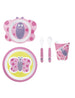 Set baby 5 pezzi farfalla melamina