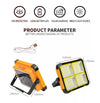 m MU Faretto LED Portatile Ricarica Solare e USB 15W 20W 27W 35W LED