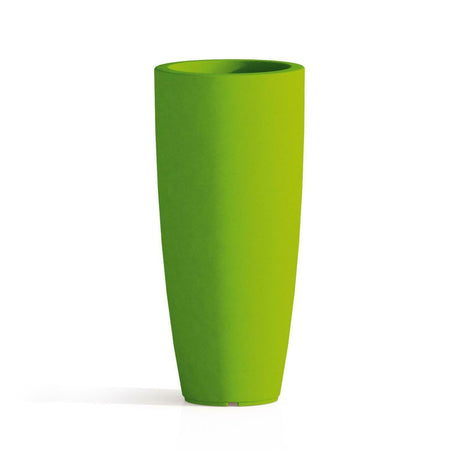 Vaso Cromia Stilo rotondo e alto tinta unita per esterno ed interno "Made in Italy"