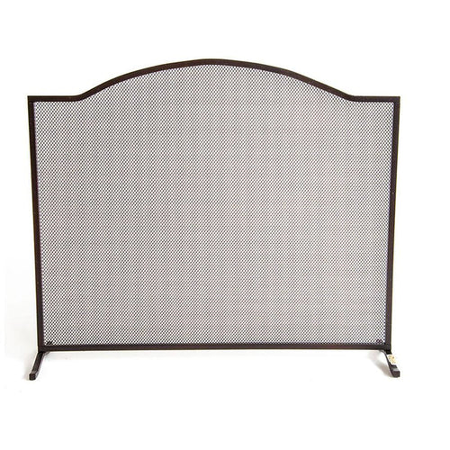 SCHERMI PARASCINTILLE A ONDA TRENTO IN FERRO BATTUTO CM. 70X15X51