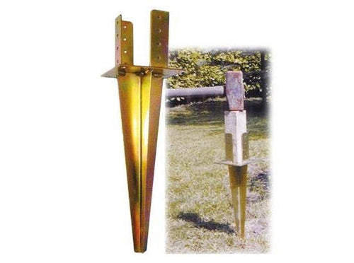 SUPPORTO PUNTALI PER TRAVI A TERRENO ART. 955 MISURE MM. 70X70-90X90-100X100