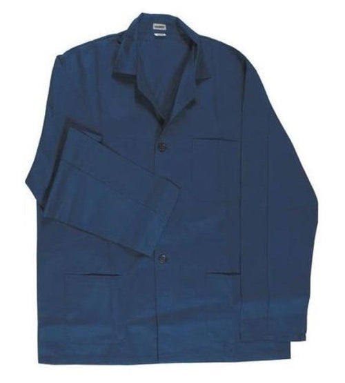 GIACCA CAMICE DA LAVORO IN COTONE MAURER M L XL XXL COLORE BLU ANTINFORTUNISTICA