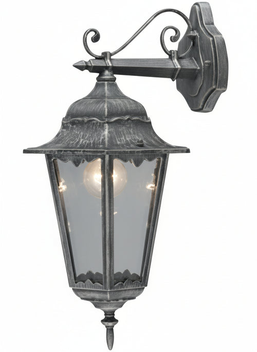 LANTERNA IRLANDA W100 IN ALLUMINIO PRESSOFUSO VERNICIATO GRIGIO GHISA