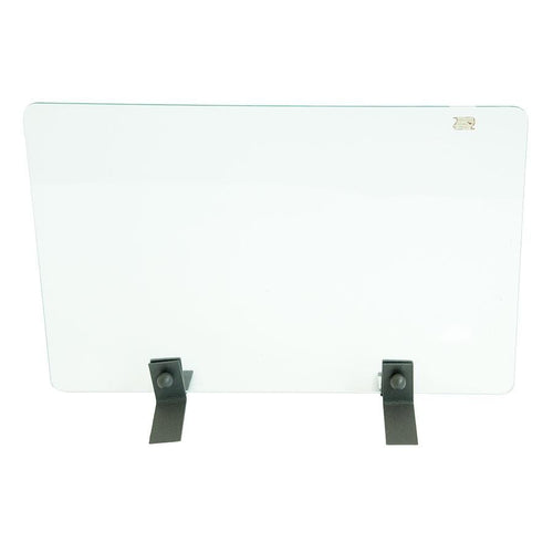 SCHERMI PARASCINTILLE IN CRISTALLO TEMPERATO PIEDI IN FERRO BATTUTO CM.60X13X44