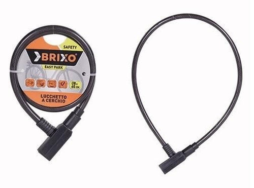 LUCCHETTI LUCCHETTO BRIXO A CERCHIO PER CICLI EASY PARK CM.12X80