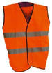GILET ALTA VISIBILIT STANDARD TAGLIA XL - COLORE ARANCIO ANTINFORTUNISTICA